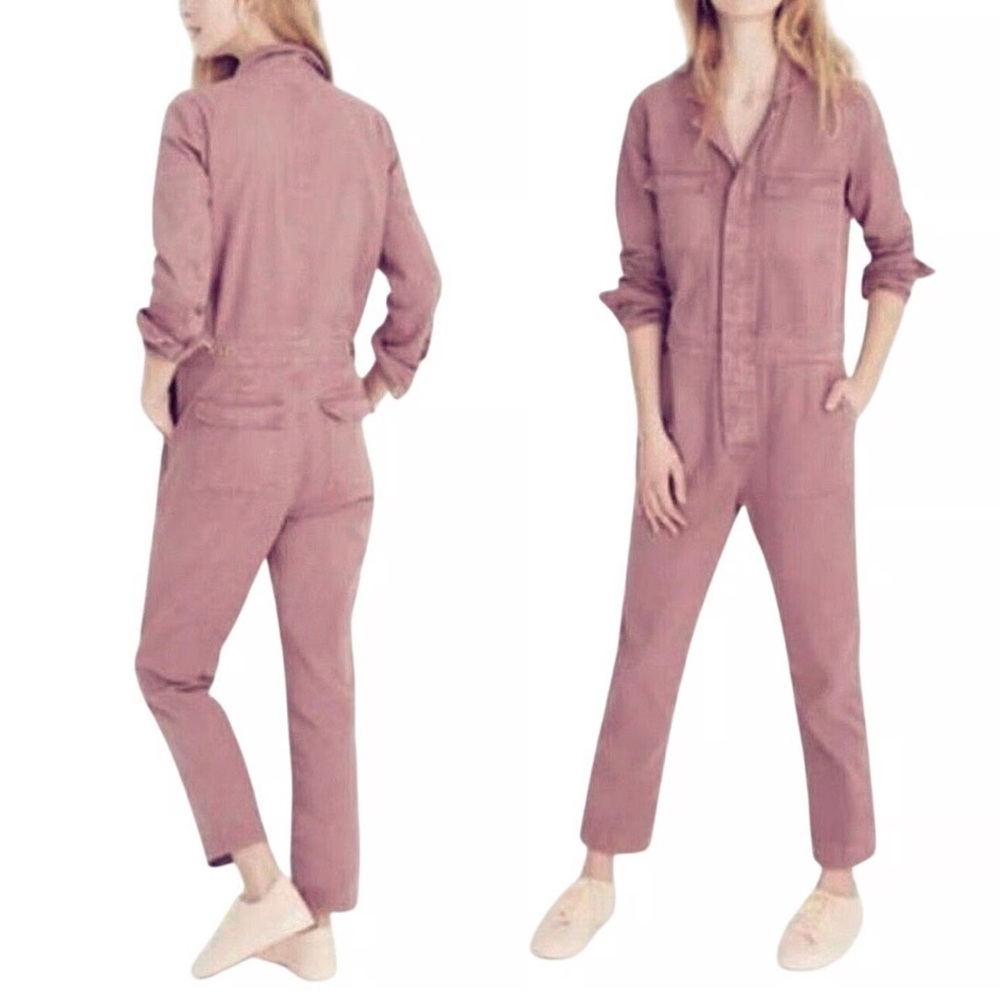 MADEWELL As Ever woman’s dusty rose pink Coveralls size XXS